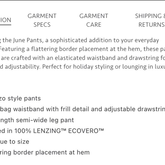 Arhem June Pants Small 8 NWT! - Picture 12 of 13